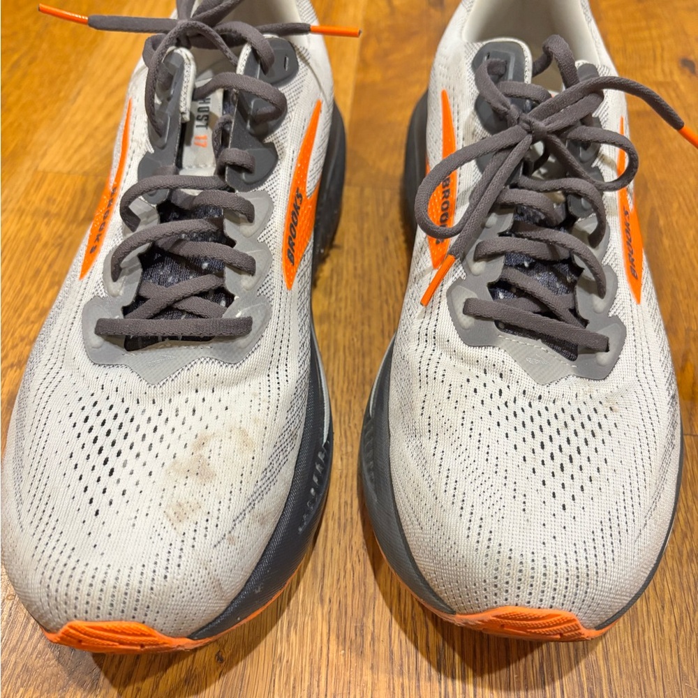 Brooks Running Shoes — Gray and Orange